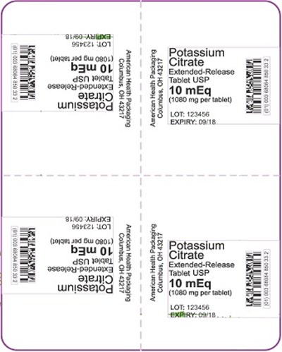10 Meq Potassium Citrate Er Tablet Blister